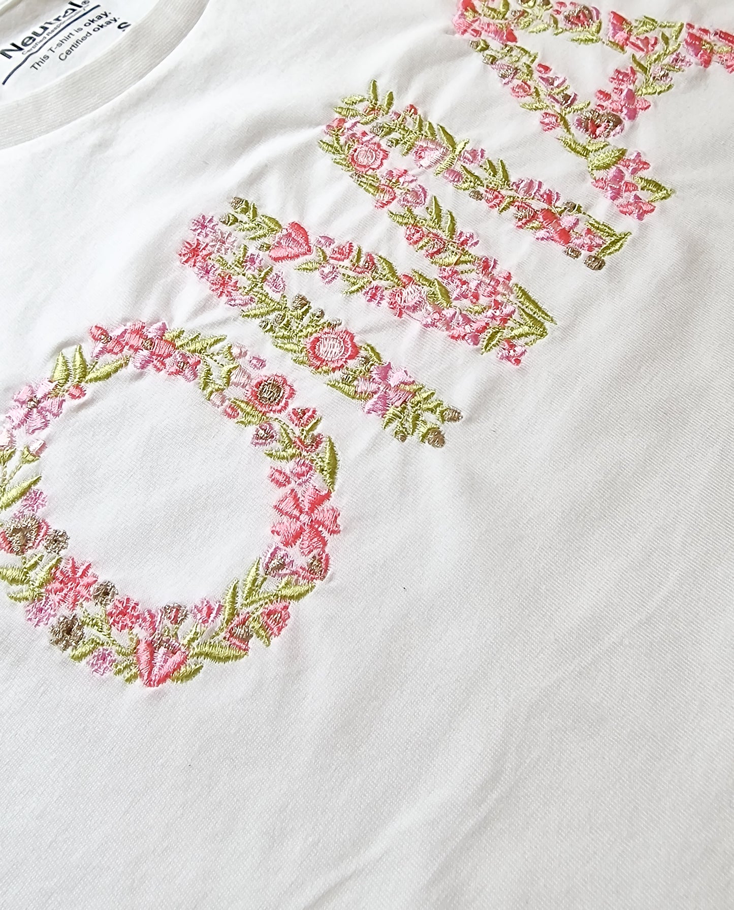Damen Sweater/Tshirt "OMA" Blumestick Nr.2 Rosa