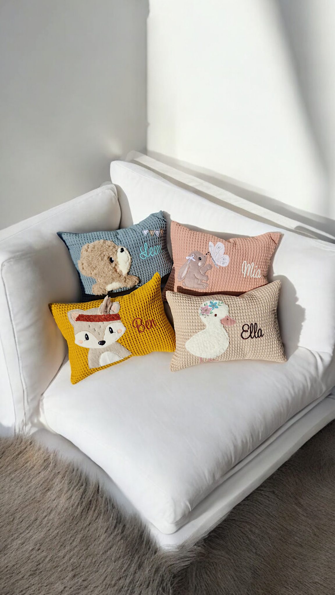 Namenskissen "loving pillow"