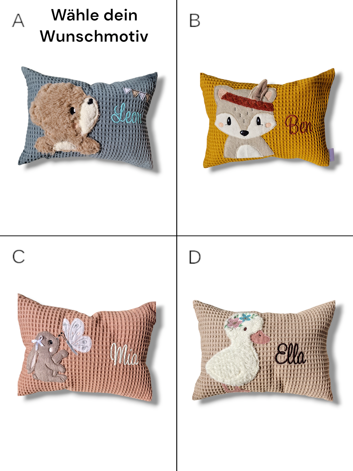 Namenskissen "loving pillow"