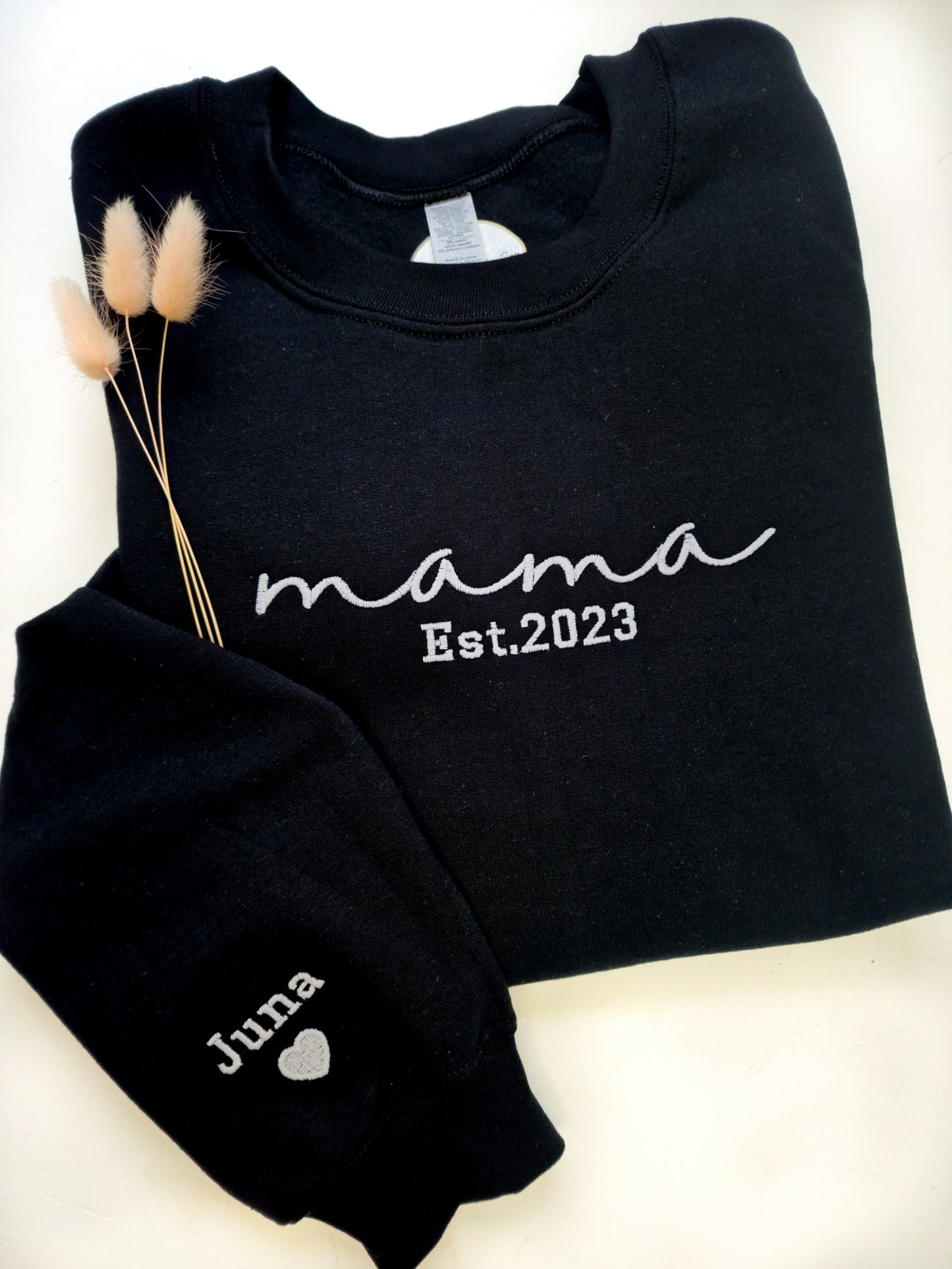 Damen Sweater/Tshirt "mama Est."