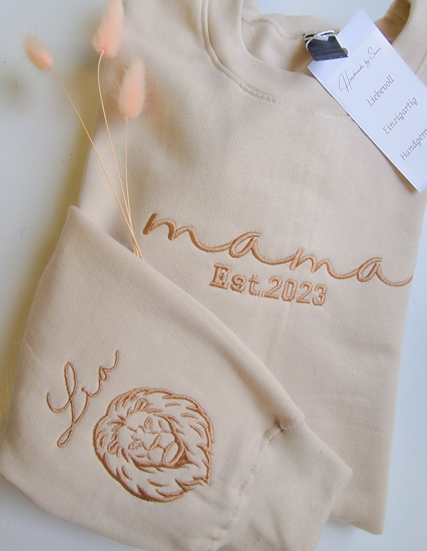 Damen Sweater/Tshirt "mama Est."