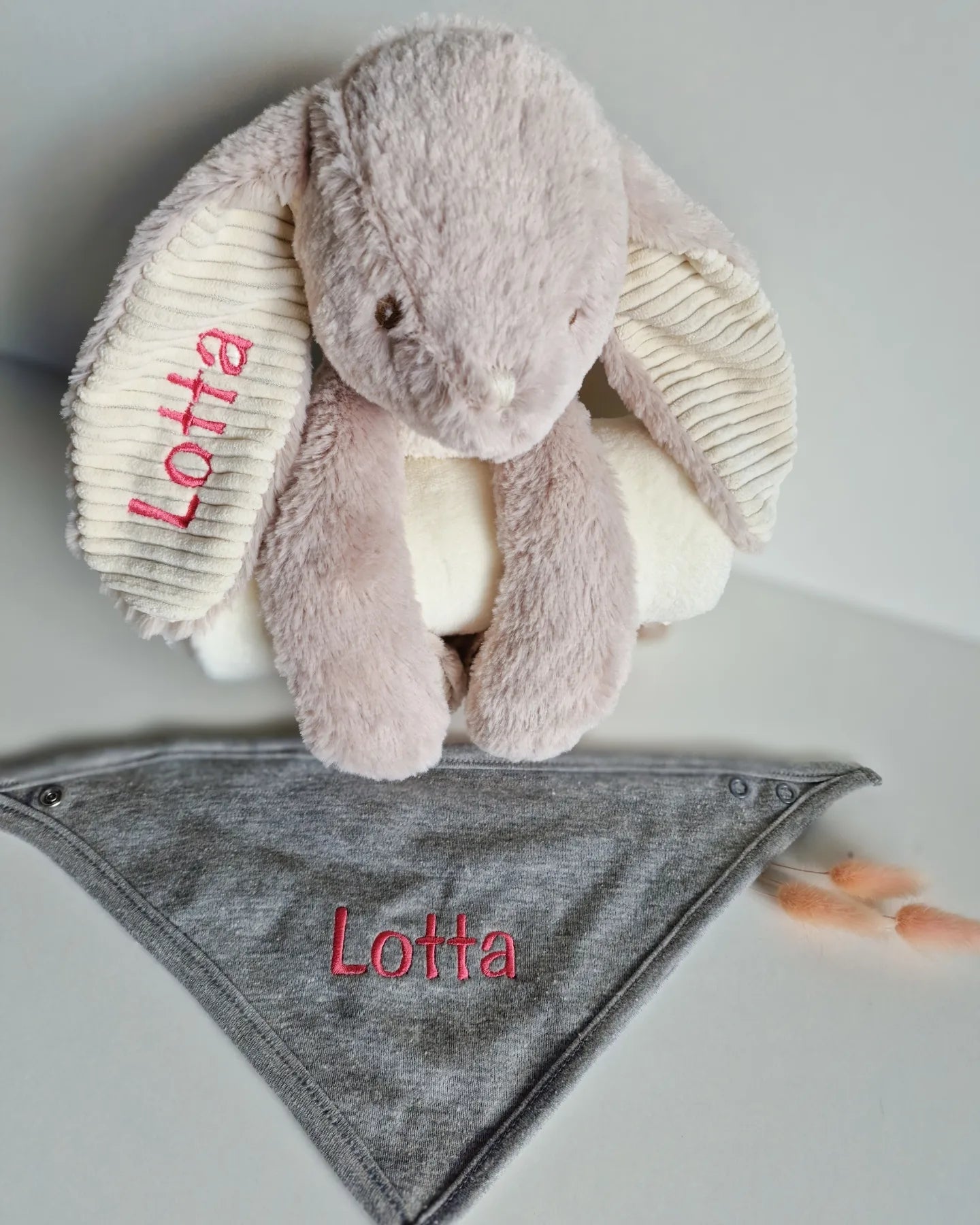 Kuschelhase + Decke "My best friend"