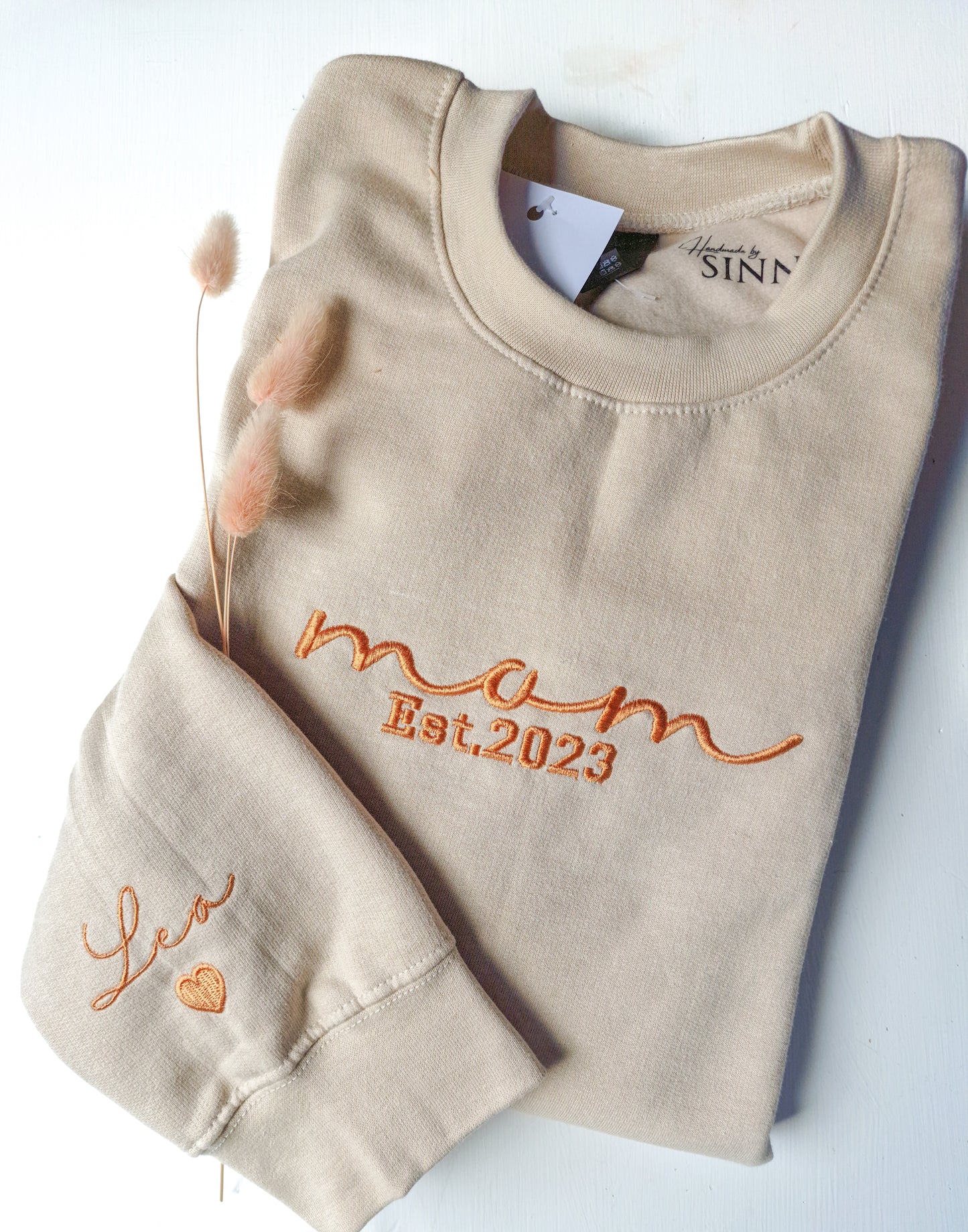 Damen Sweater/Tshirt "mom Est."
