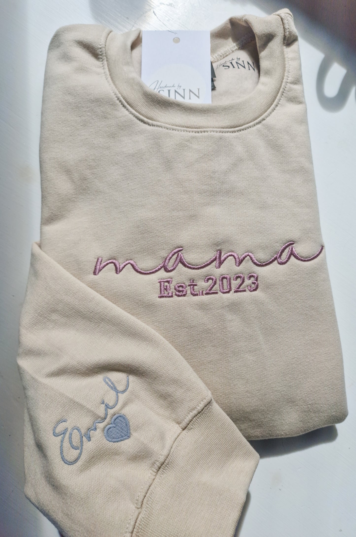 Damen Sweater/Tshirt "mama Est."