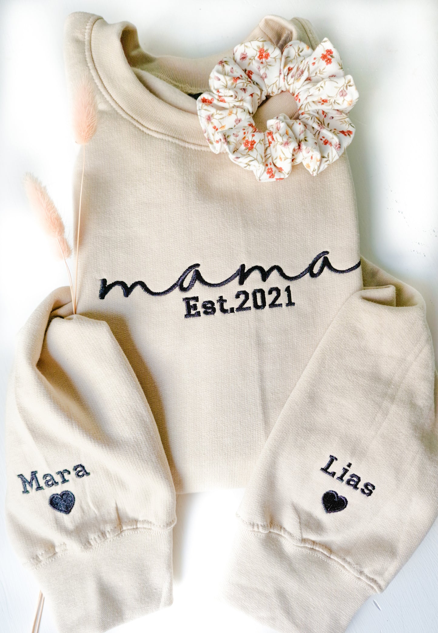 Damen Sweater/Tshirt "mama Est."