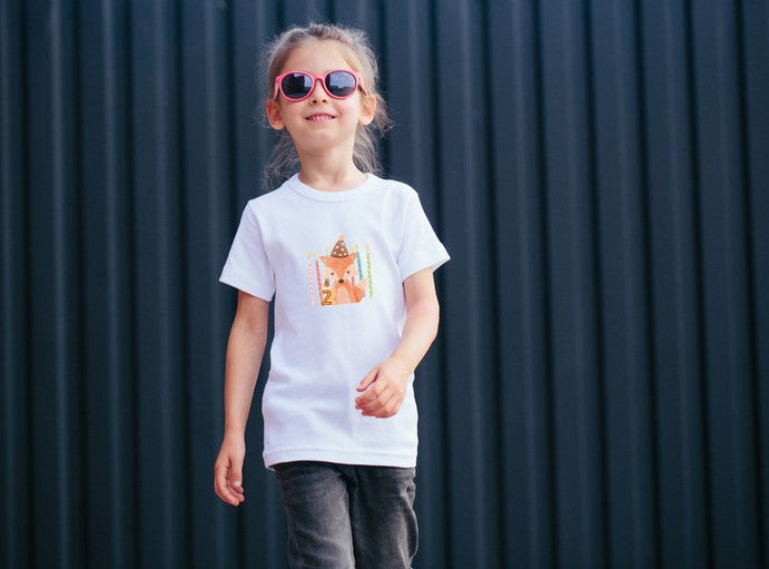 Spezialanfertigung Bügelbild "Fuchs" erster Geburtstag