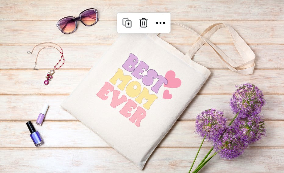 Baumwolltasche "BEST MOM EVER"