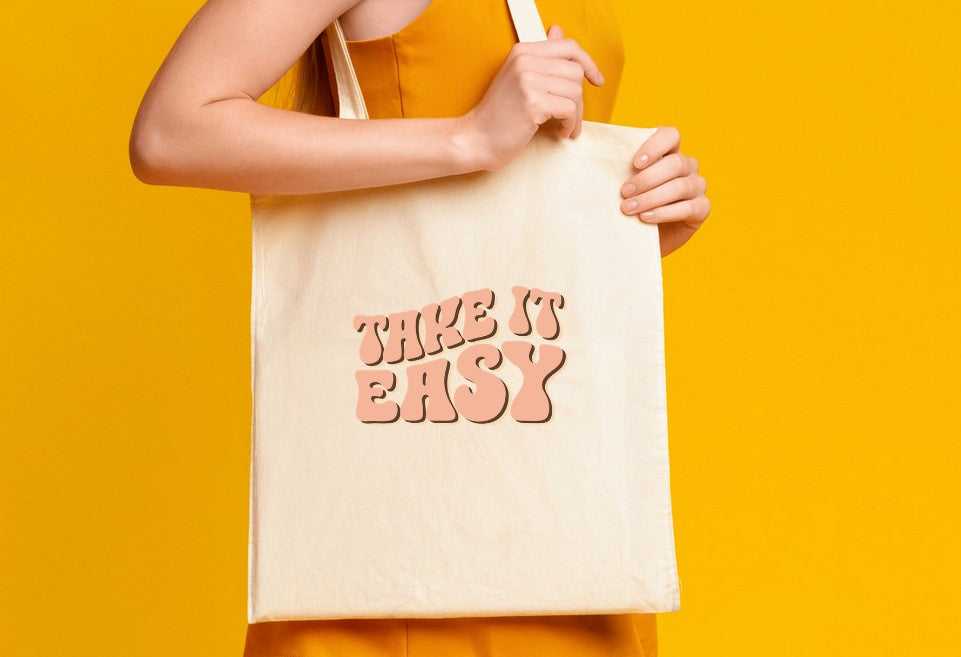 Baumwolltasche "Take it easy"