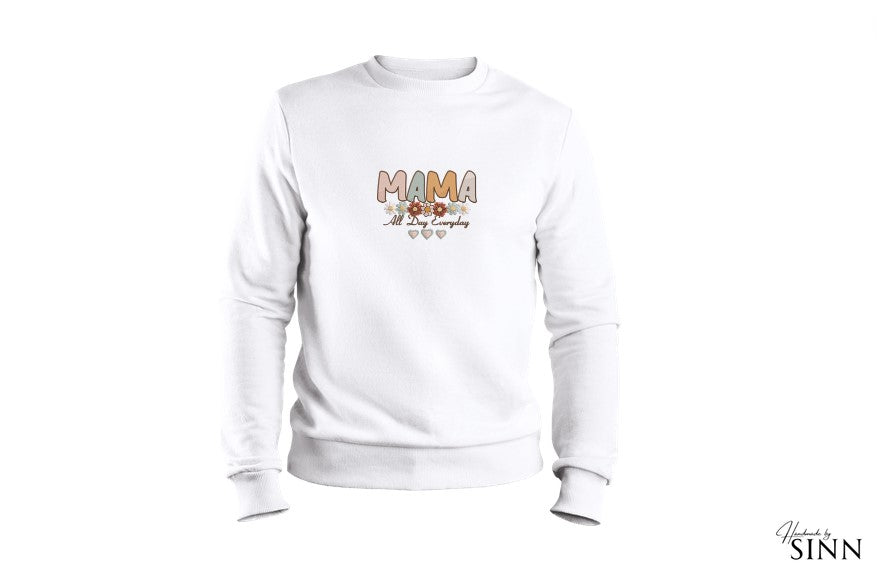 Damen Sweater/Tshirt "Mama all day everyday"
