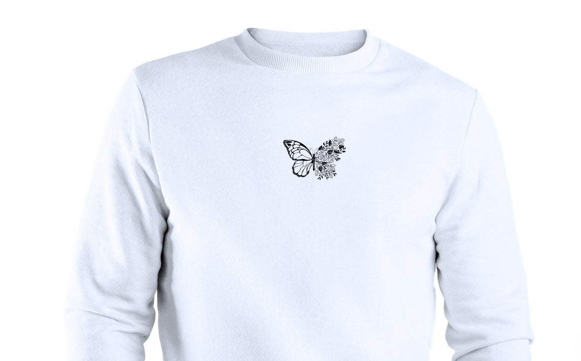 Damen Sweater "Line Art Female Body"