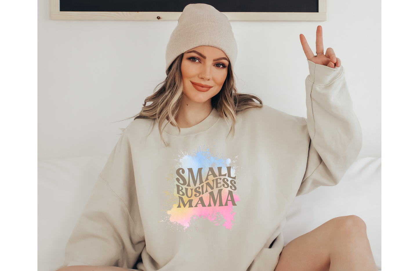Damen Sweater/Tshirt "Small Business Mama"