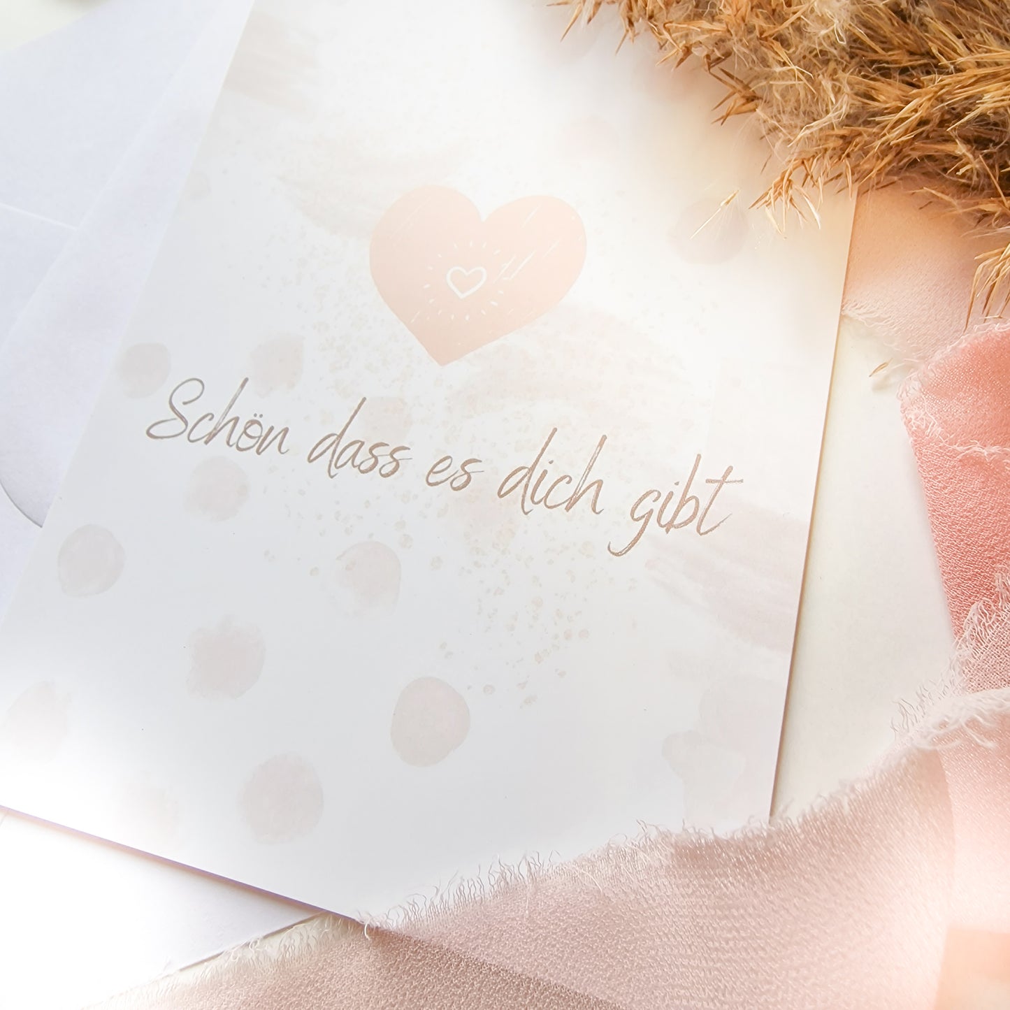 Postkarte "Schön dass es dich gibt", DIN A6