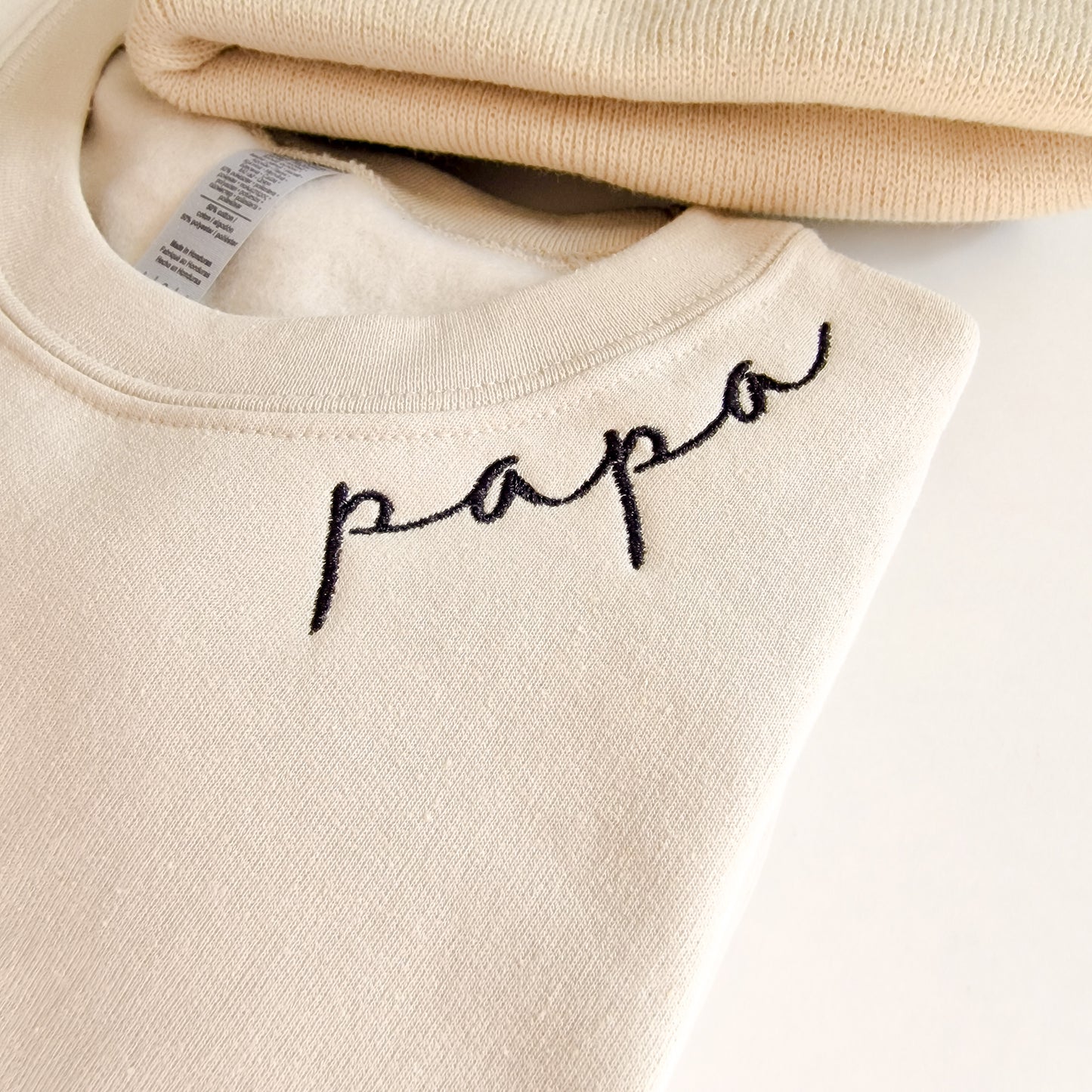 Herren Sweater/Tshirt "papa" geschwungen