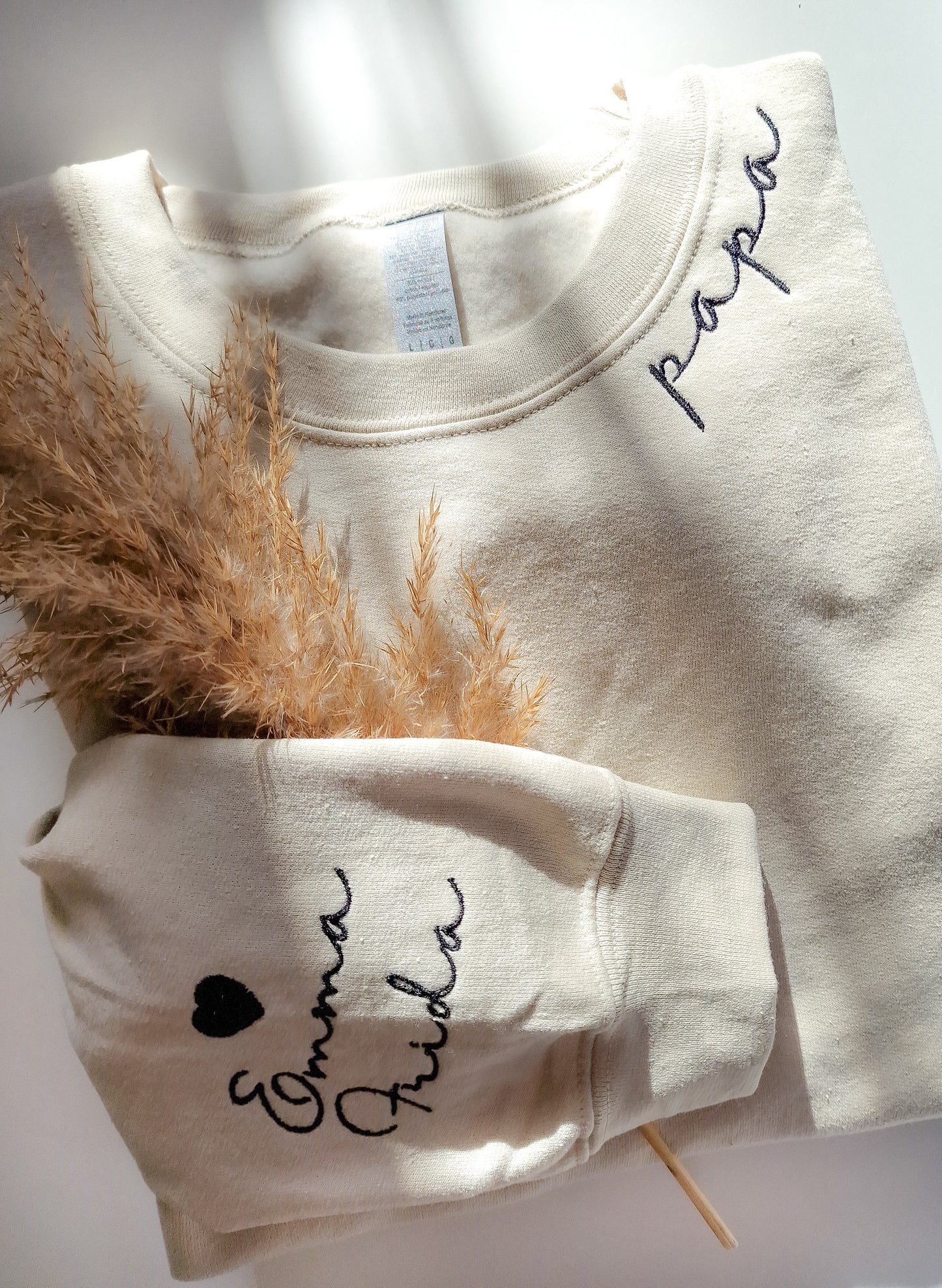 Herren Sweater/Tshirt "papa" geschwungen