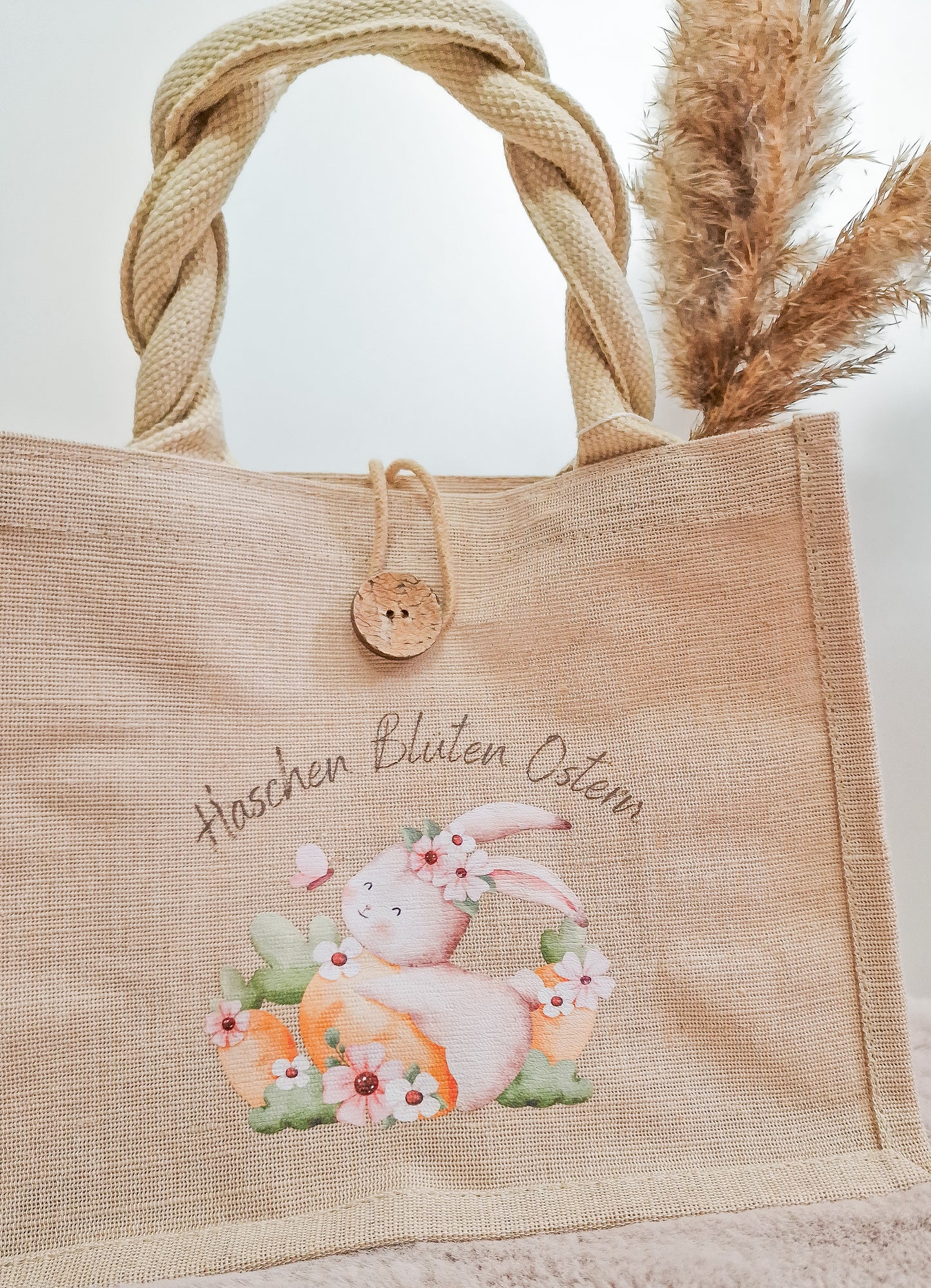Tasche "Jute Oster Häschen"