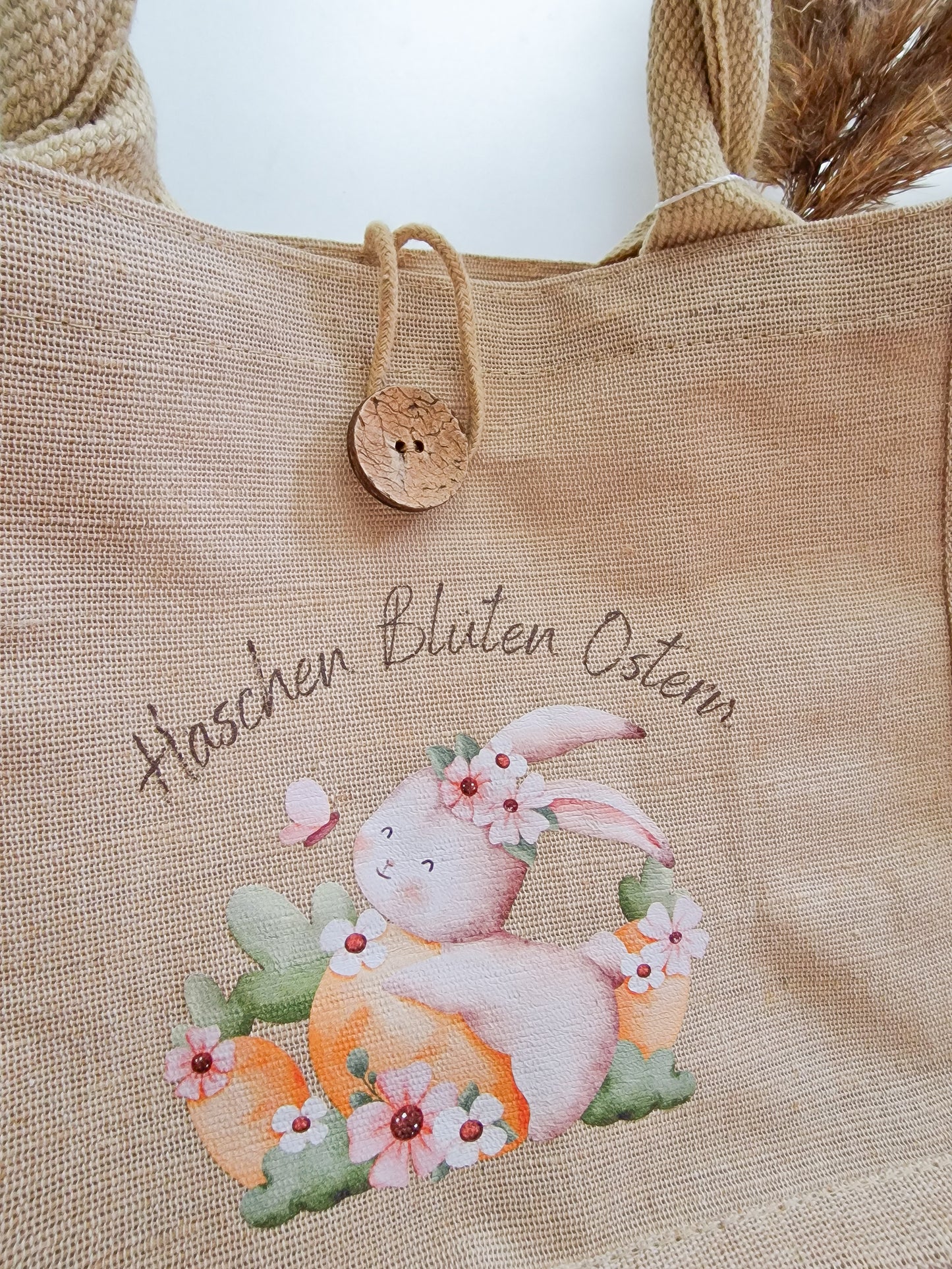Tasche "Jute Oster Häschen"