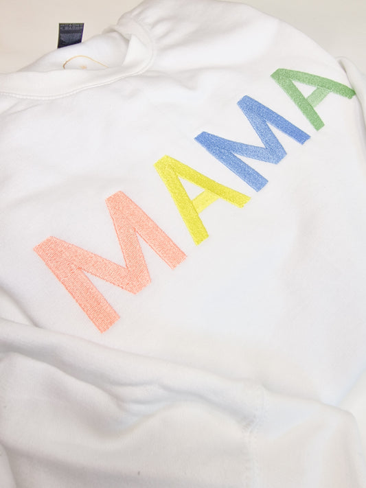 Damen Sweater/Tshirt "MAMA" bunt