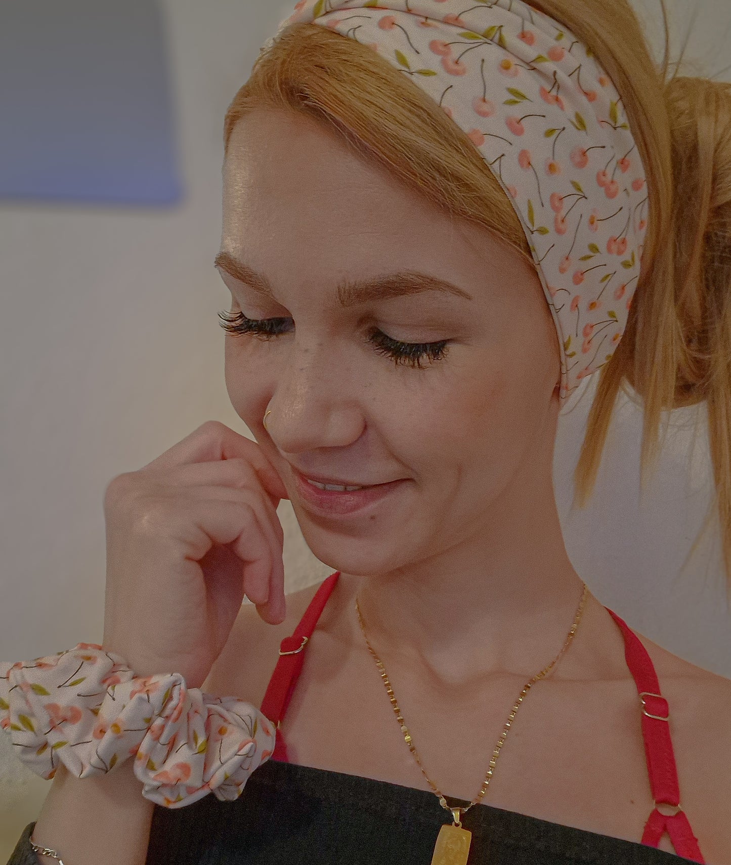 Haarband & Scrunchie"Sweet Cherry"