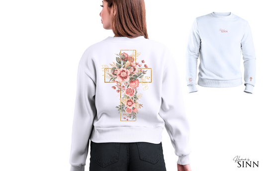 Damen Sweater "God bless you"