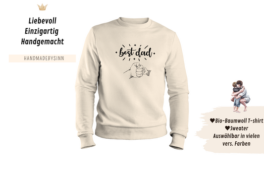 Herren Sweater/Tshirt "Best dad"