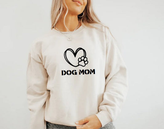 Damen Sweater/Tshirt "Dog MOM"
