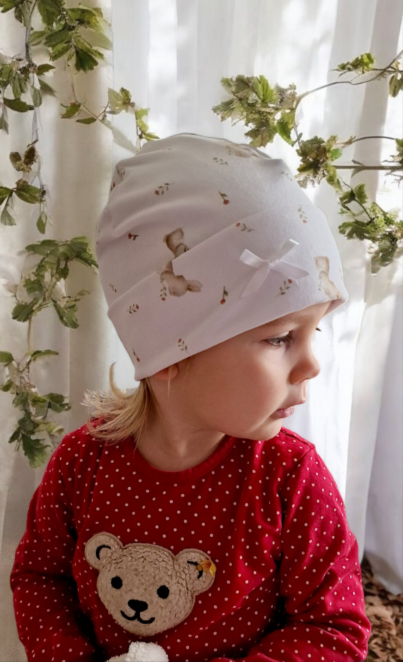 Beanie "Hase" für Babys & Kinder