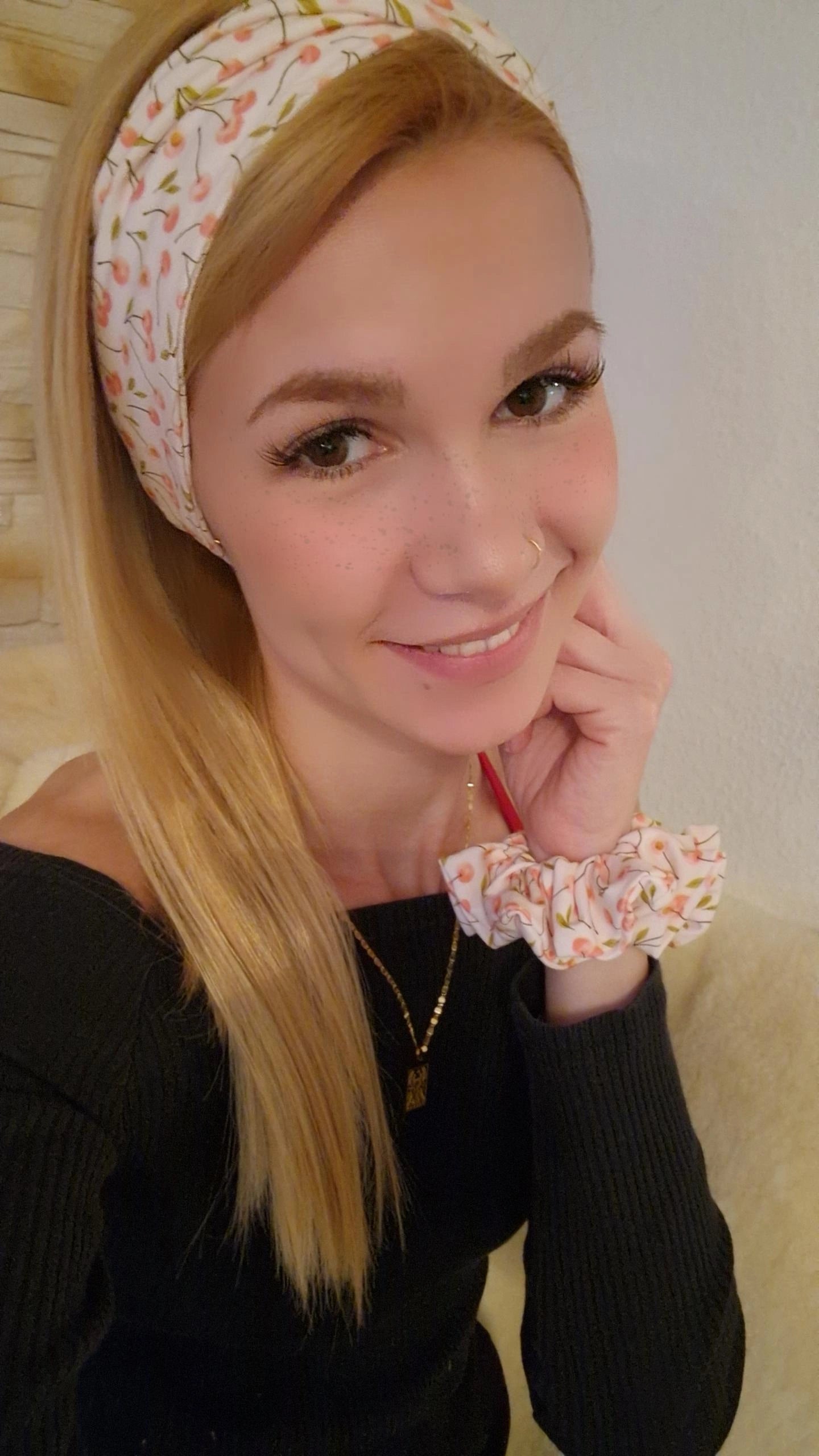 Haarband & Scrunchie"Sweet Cherry"