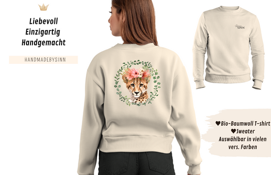 Damen Sweater/Tshirt "Leopard"
