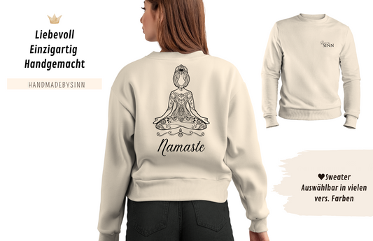 Damen Sweater/Tshirt "Namaste"