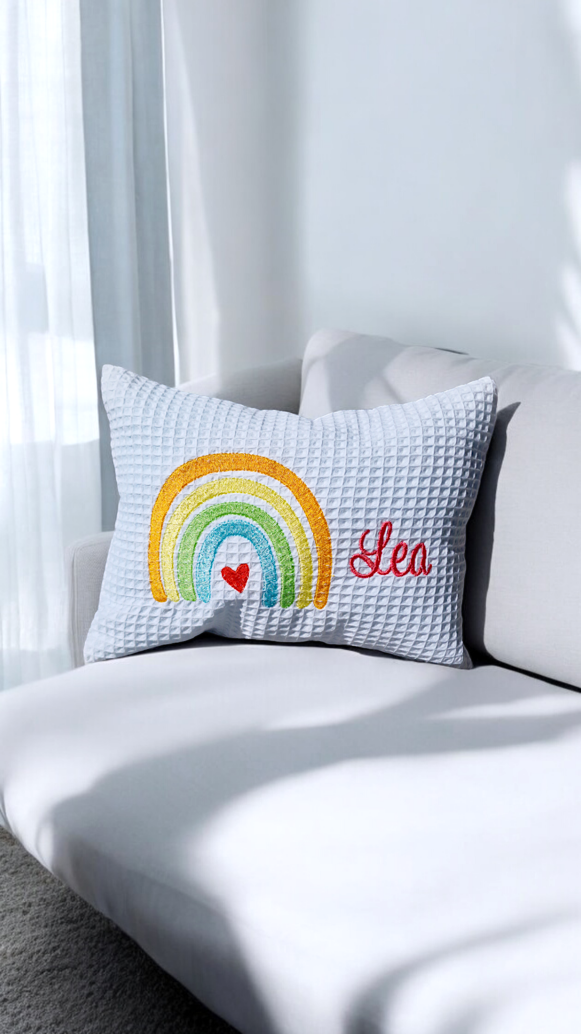 Namenskissen "Rainbow"