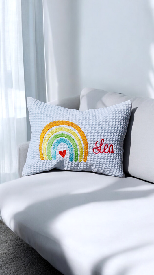Namenskissen "Rainbow"