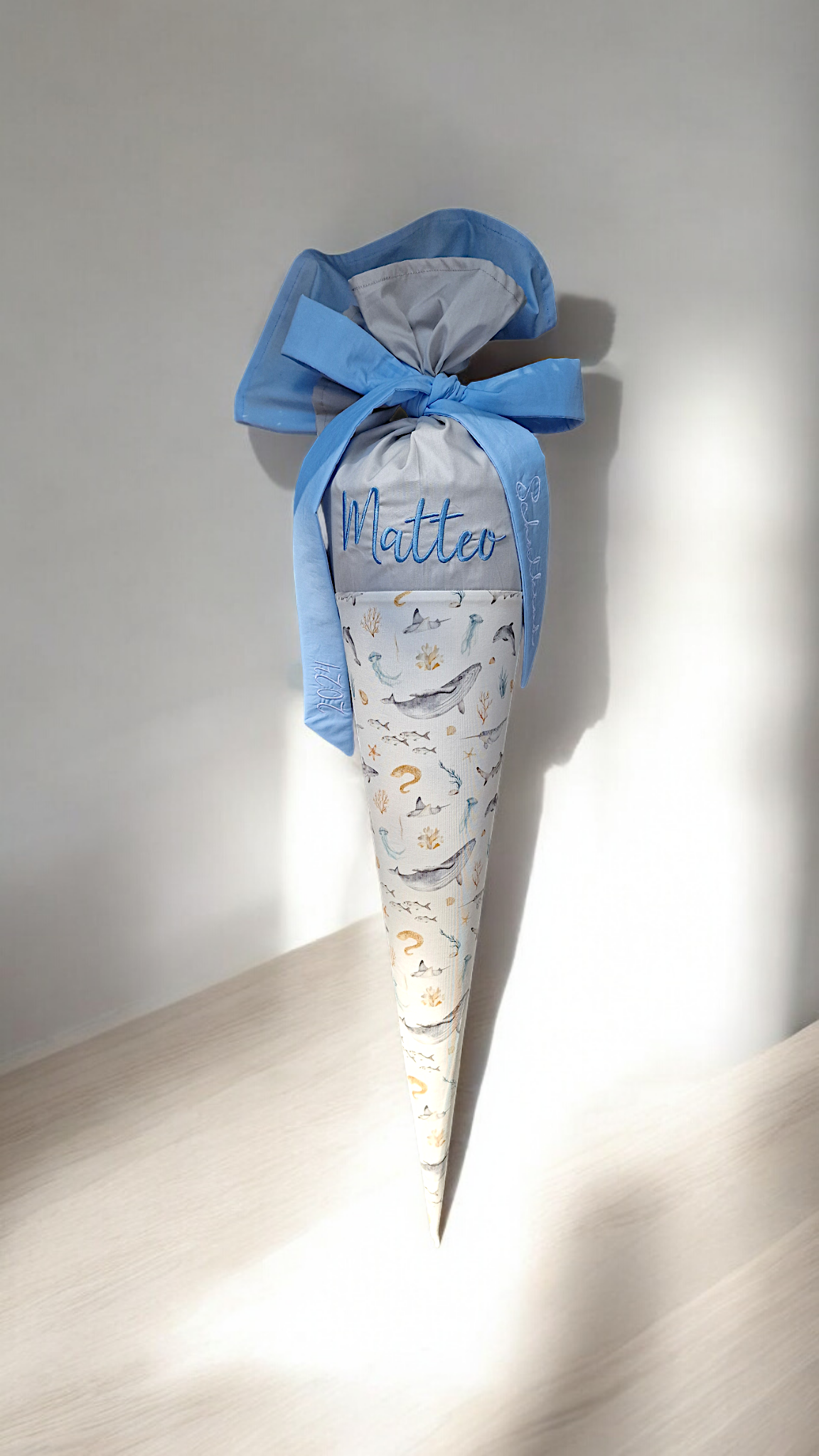 Schultüte personalisiert mit Name