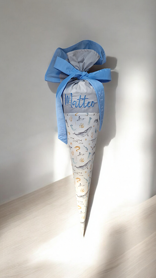 Schultüte personalisiert mit Name