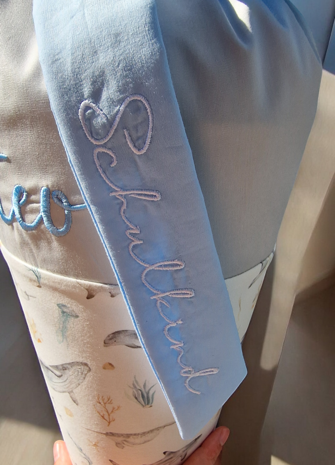 Schultüte personalisiert mit Name