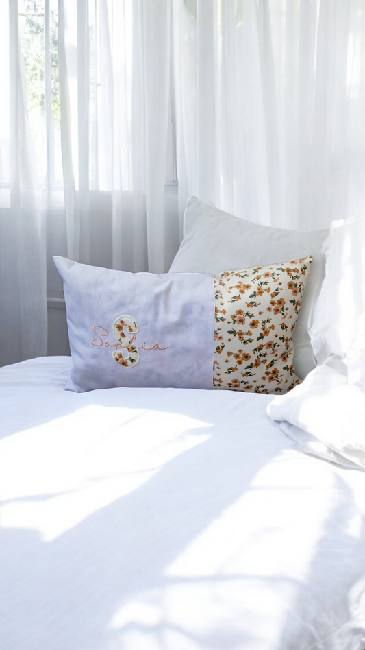 Namenskissen "Flowers"