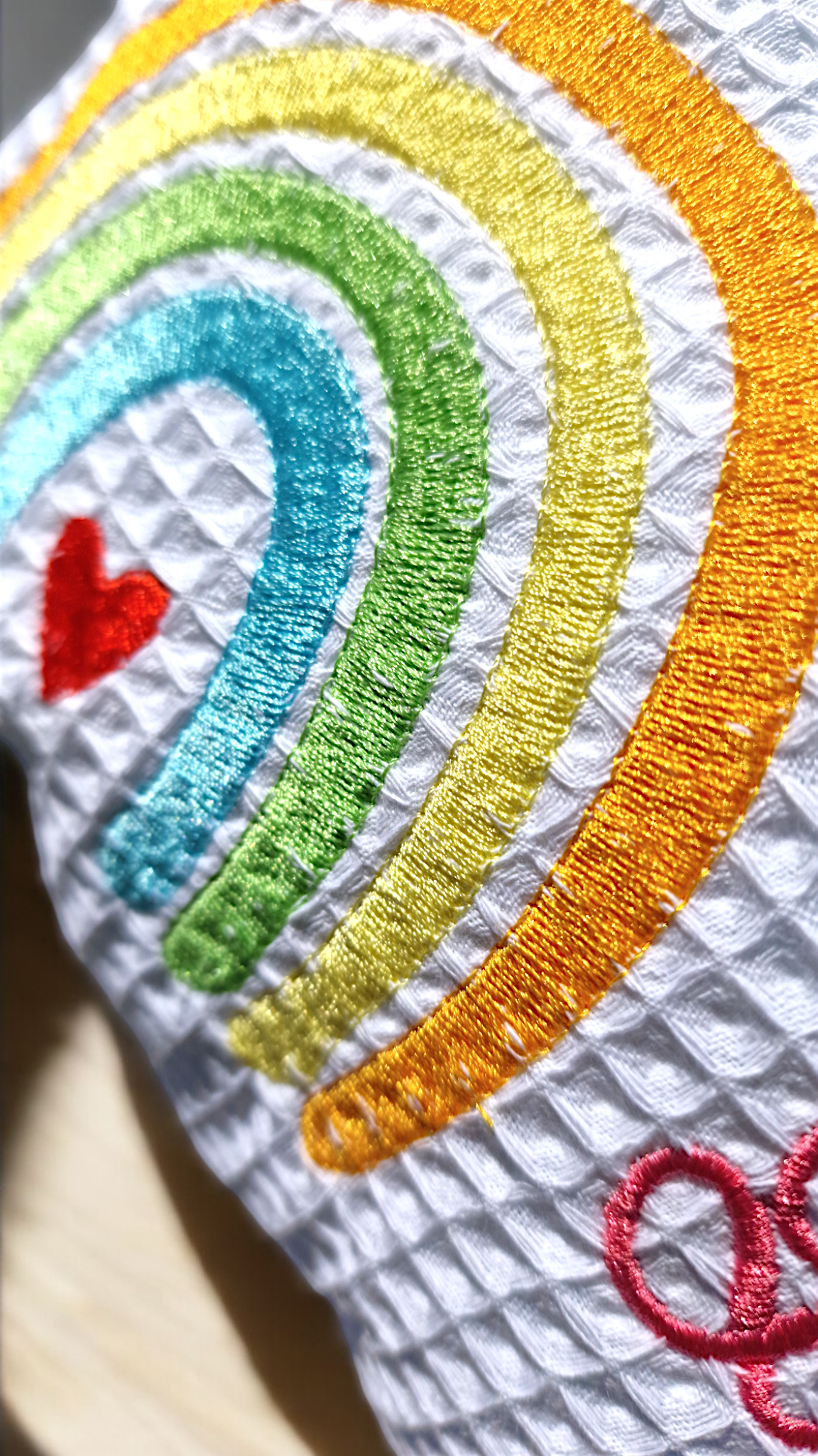 Namenskissen "Rainbow"