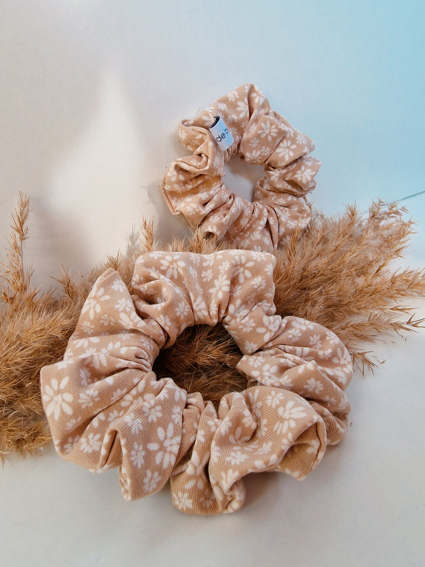 Scrunchie "Beige Flowerdream"