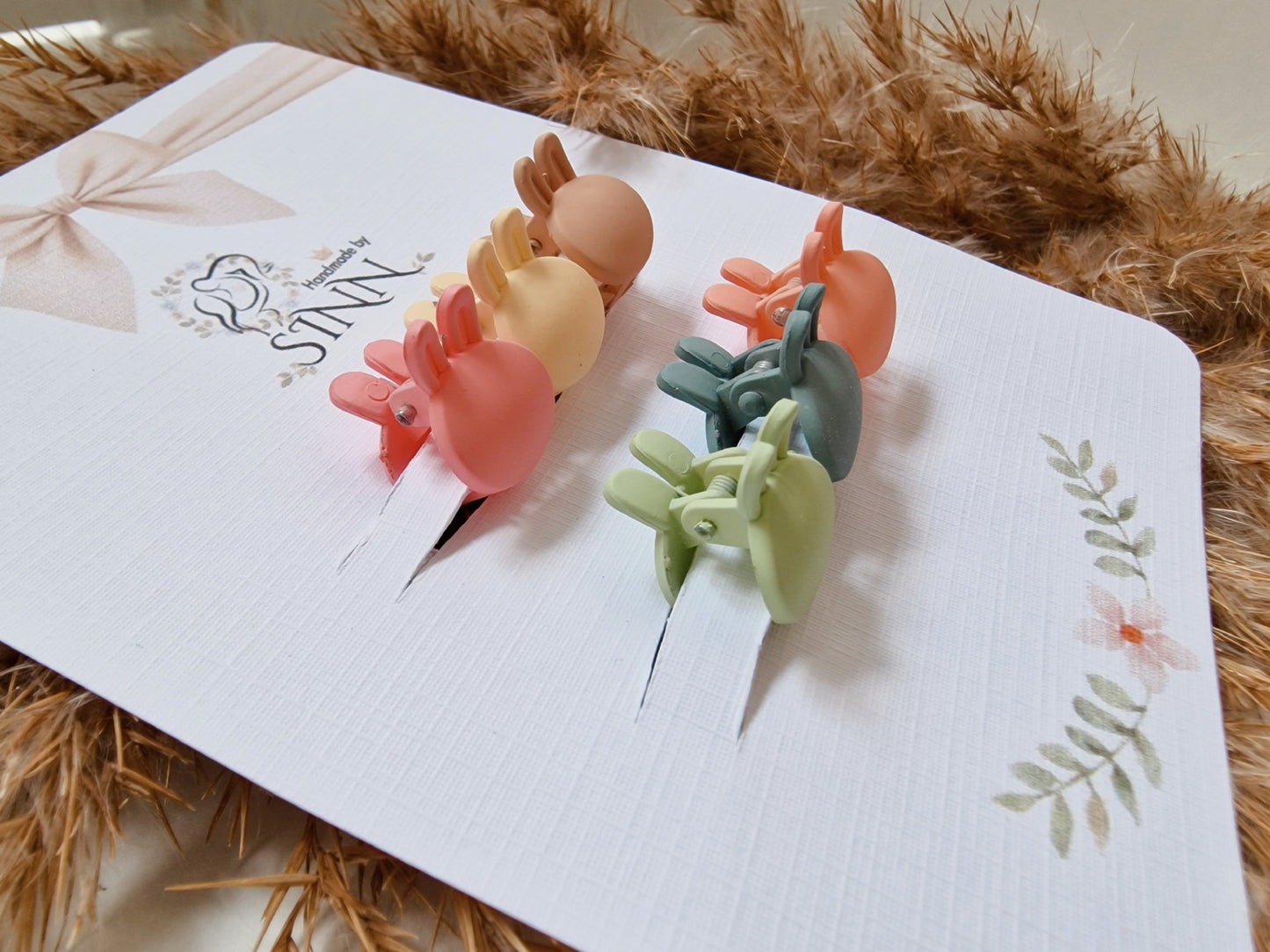 Haarklammern "Häschen"