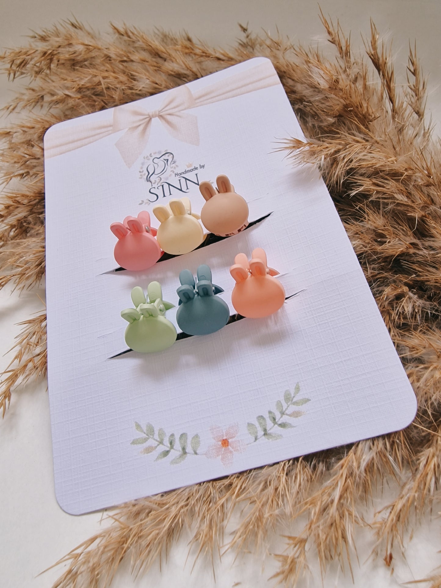 Haarklammern "Häschen"