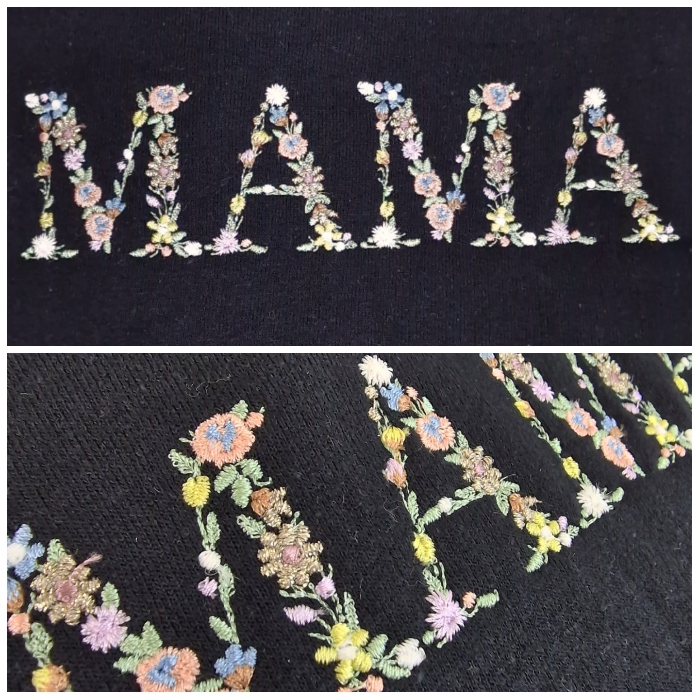 Damen Sweater/Tshirt "Mama Flowers"