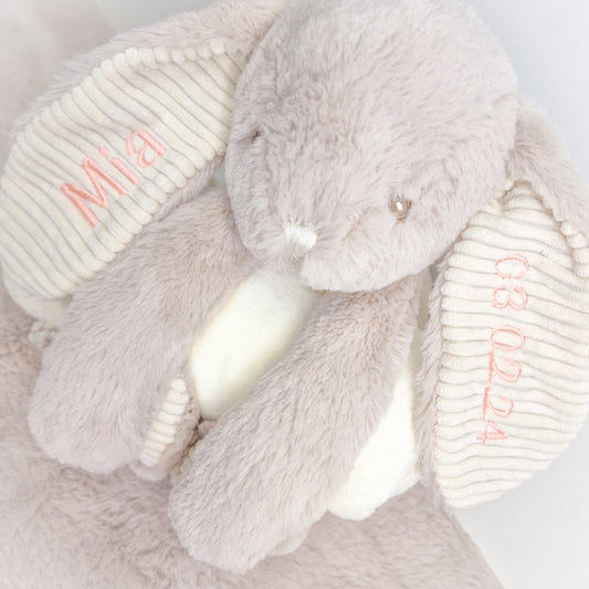 Kuschelhase + Decke "My best friend"