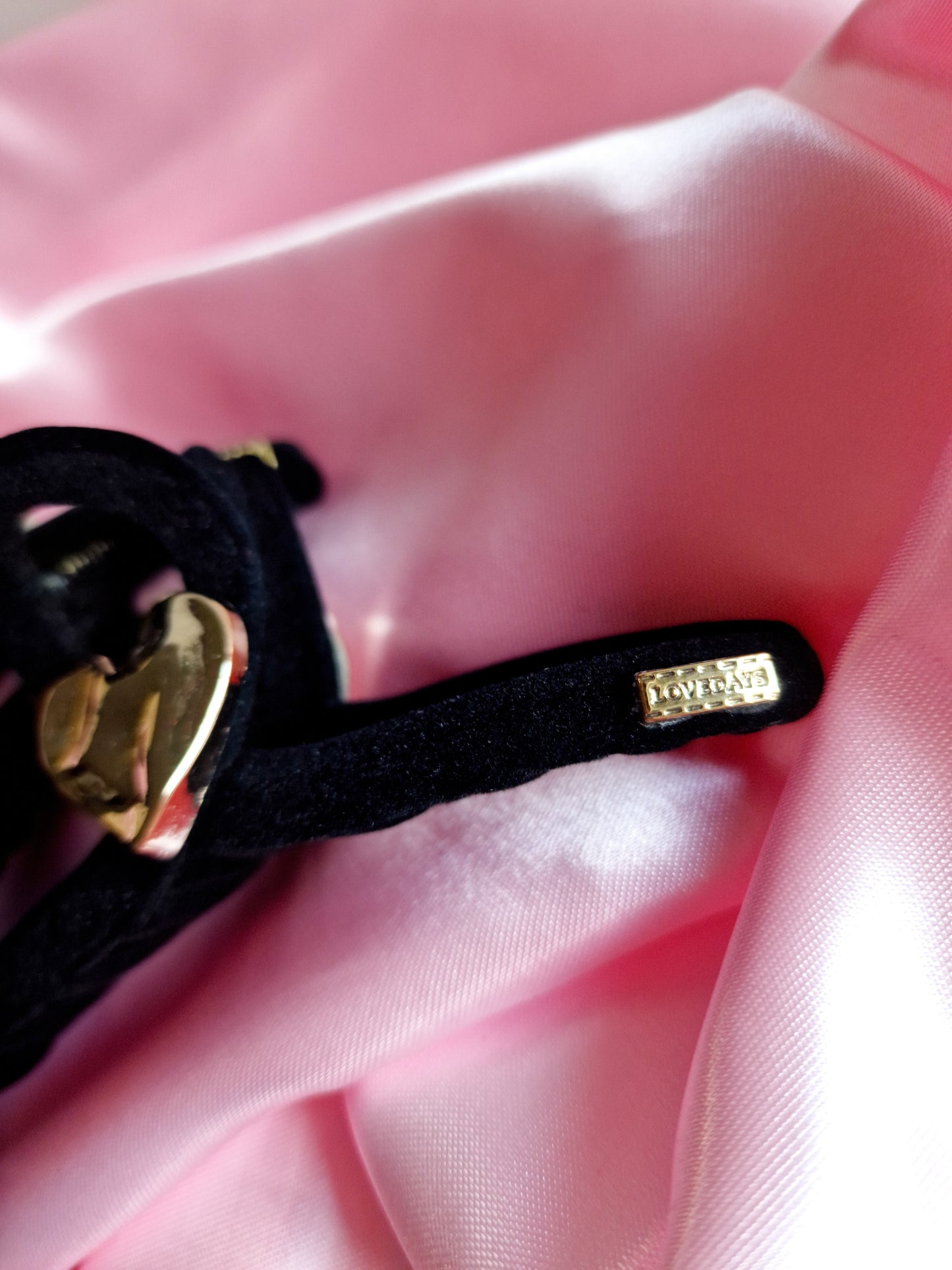 Haarklammer "Black Heart"