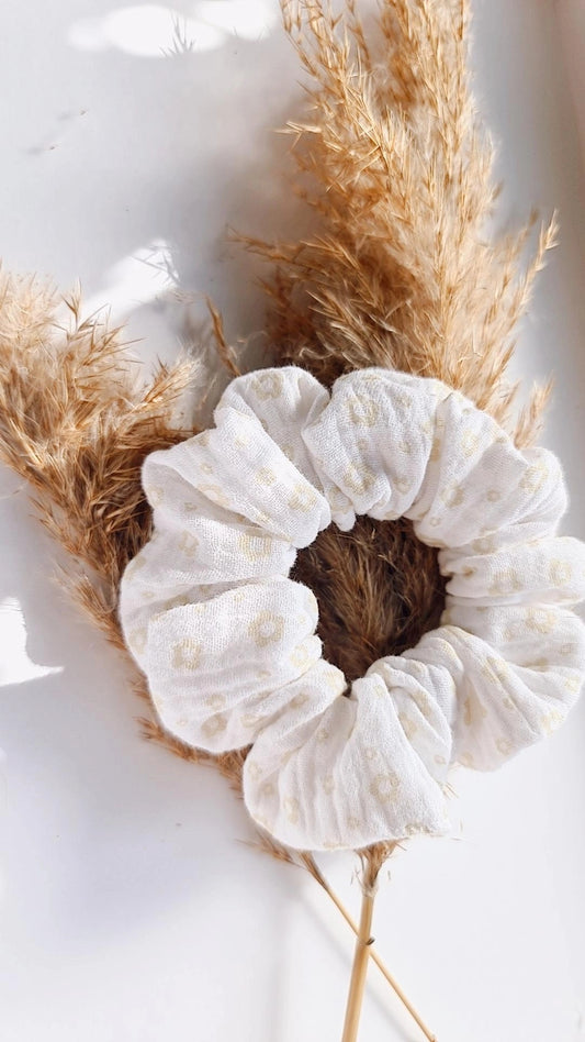 Scrunchie "Floral Breeze Musselin"