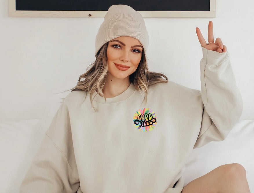 Partnerlook Sweater/Tshirt "Good Vibes☻"