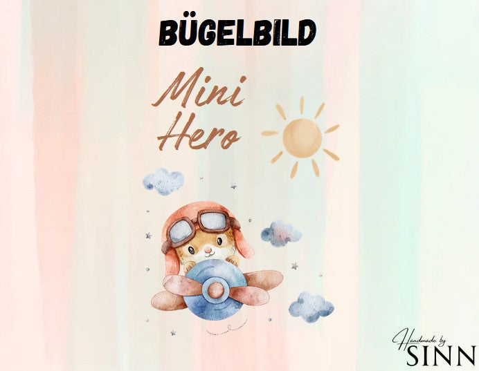 Bügelbild  "Mini Hero"