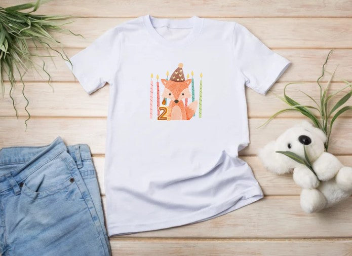 Spezialanfertigung Bügelbild  "Fuchs" erster Geburtstag