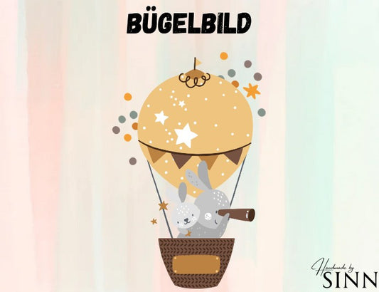 Bügelbild  "Ballonfahrt"
