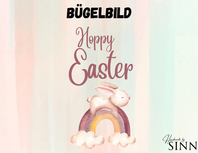 Bügelbild  "Hoppy Easter"