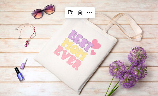 Baumwolltasche "BEST MOM EVER"