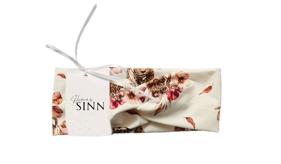 Haarband "White Leo"